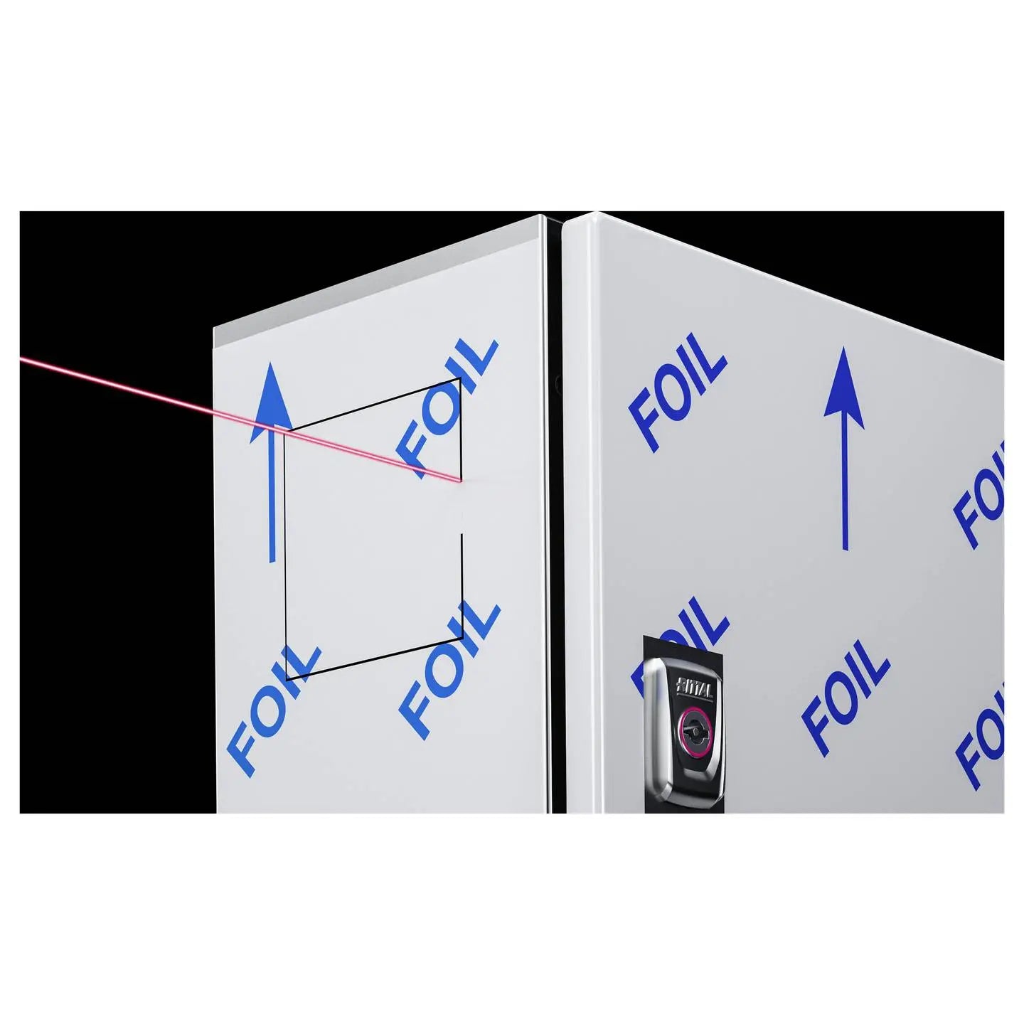B-Ware Rittal Kompakt Schaltschrank Ax 1009.000 Gehäuse Schaltschrank Stahl Grau - 4028177814981