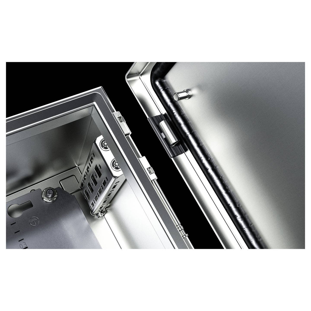 Rittal Kompakt-Schaltschrank AX 1009.000 Gehäuse Schaltschrank Stahl Grau - 4028177814981