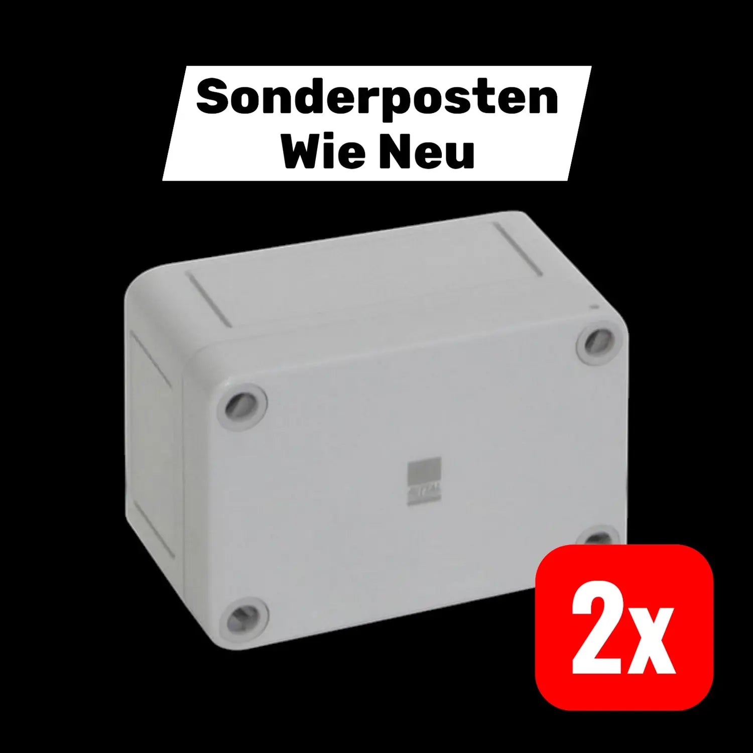 B-Ware Rittal Installationsgehäuse Kasten Pk 9502.000 Polycarbonat Lichtgrau 2 Stück - 2050000165986