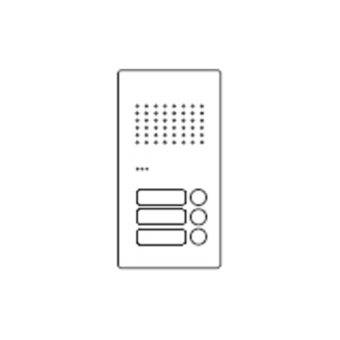 Ritto Türstation Anlage Haustelefon Edelstahl Audio Acero Einbaulautsprecher 3 We B-Ware - 4026529038931