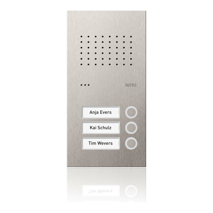 Ritto Türstation Anlage Haustelefon Edelstahl Audio Acero Einbaulautsprecher 3 We B-Ware - 4026529038931
