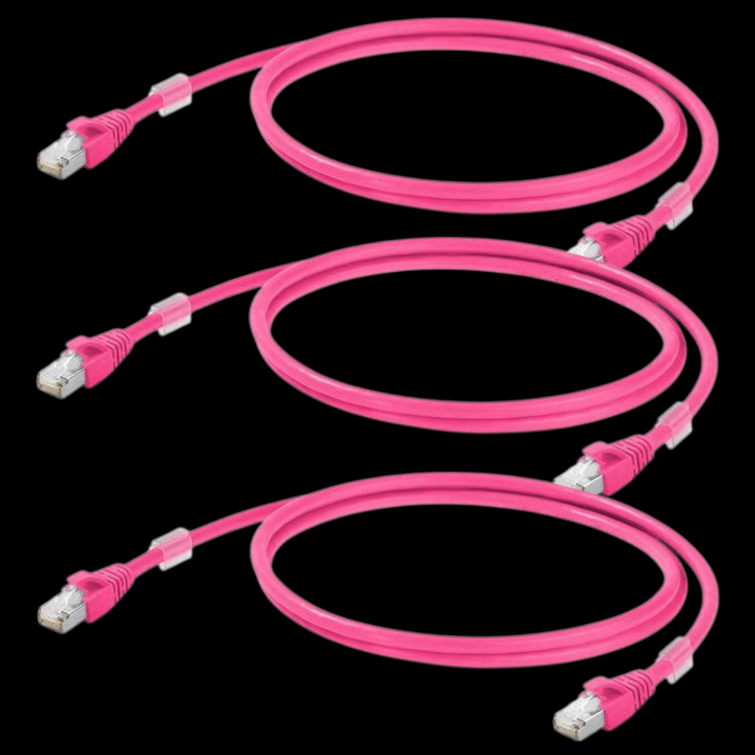 Weidmüller 1201270100 Rj45 Cat 6a S/Ftp 10.00 M Netzwerkkabel 3 Stück B-Ware