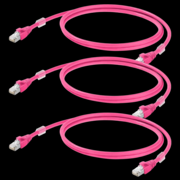 Weidmüller 1201270100 Rj45 Cat 6a S/Ftp 10.00 M Netzwerkkabel 3 Stück B-Ware