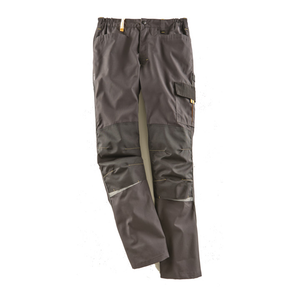 B-Ware Roadsign Berufshose Arbeitshose Hose Anthrazit Gelb Größe 58 Workwear Exklu43
