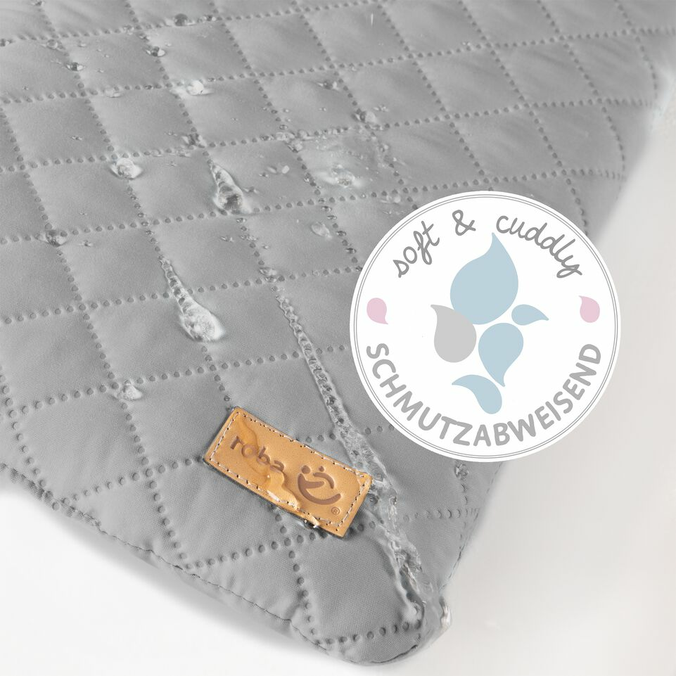 B-Ware Roba Laufgitter 6 Eckig Spielgitter Laufstall Babystall Babygitter Grau Weiß768 - 4005317321011