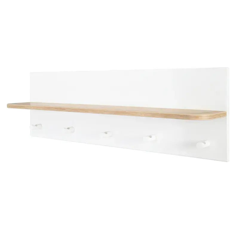 B-Ware Roba Wandgarderobe Regal Ablage Milan Weiß Eiche 90 Cm Stauraum Siehe Text/Foto - 4005317327686