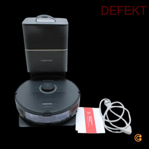 D-Ware Roborock S8+ Black Saug Und Wischroboter Schwarz Kompatibel Mit Alexa Defektware