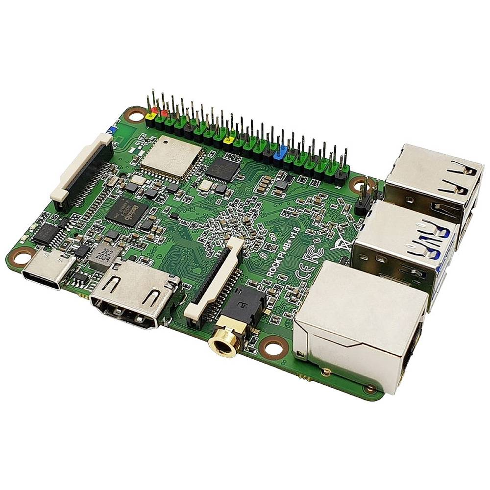 Radxa Rs114+B2 E16 Rock 4 B+ 2 Gb 2.0 G Hz Entwicklerboard Siehe Text/Foto B-Ware