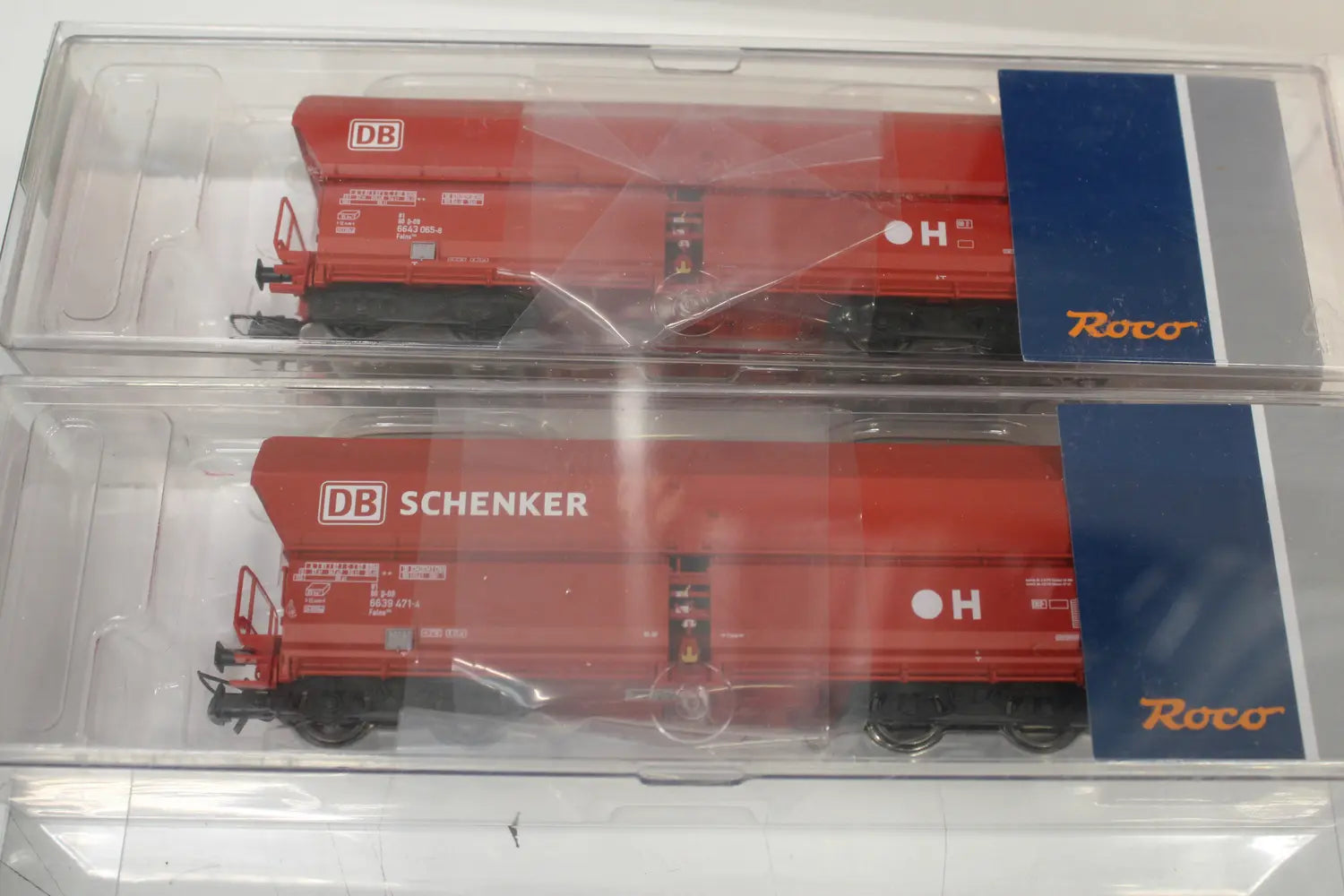 C-Ware Roco Db Wagenset Schüttgutwagen Selbstentladewagen H0 Set Rot Siehe Text/Foto - 9005033070809
