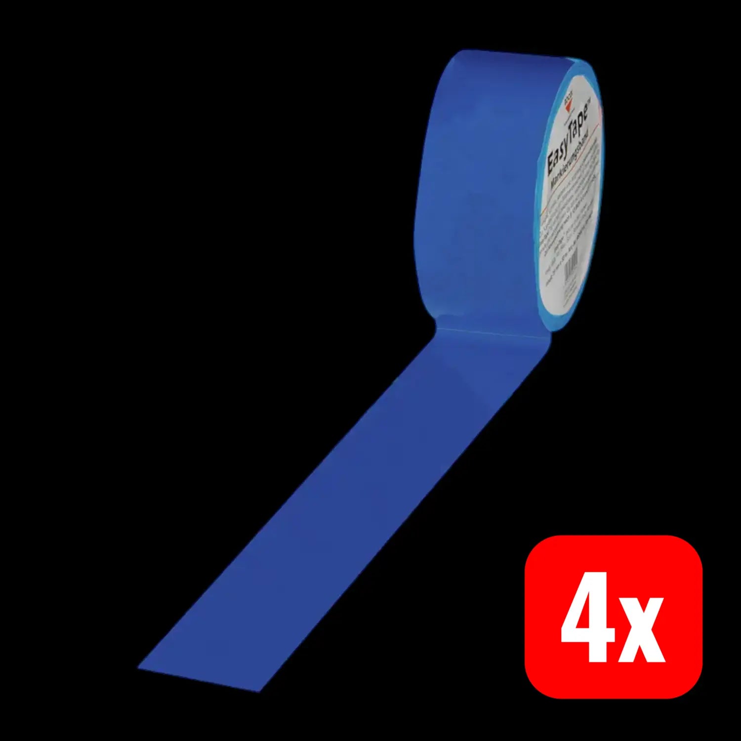 B-Ware Rocol Bodenmarkierungsband Markierungsband Easy Tape Pvc Blau 50 Mm 33 M 4 Stück - 4024213560034