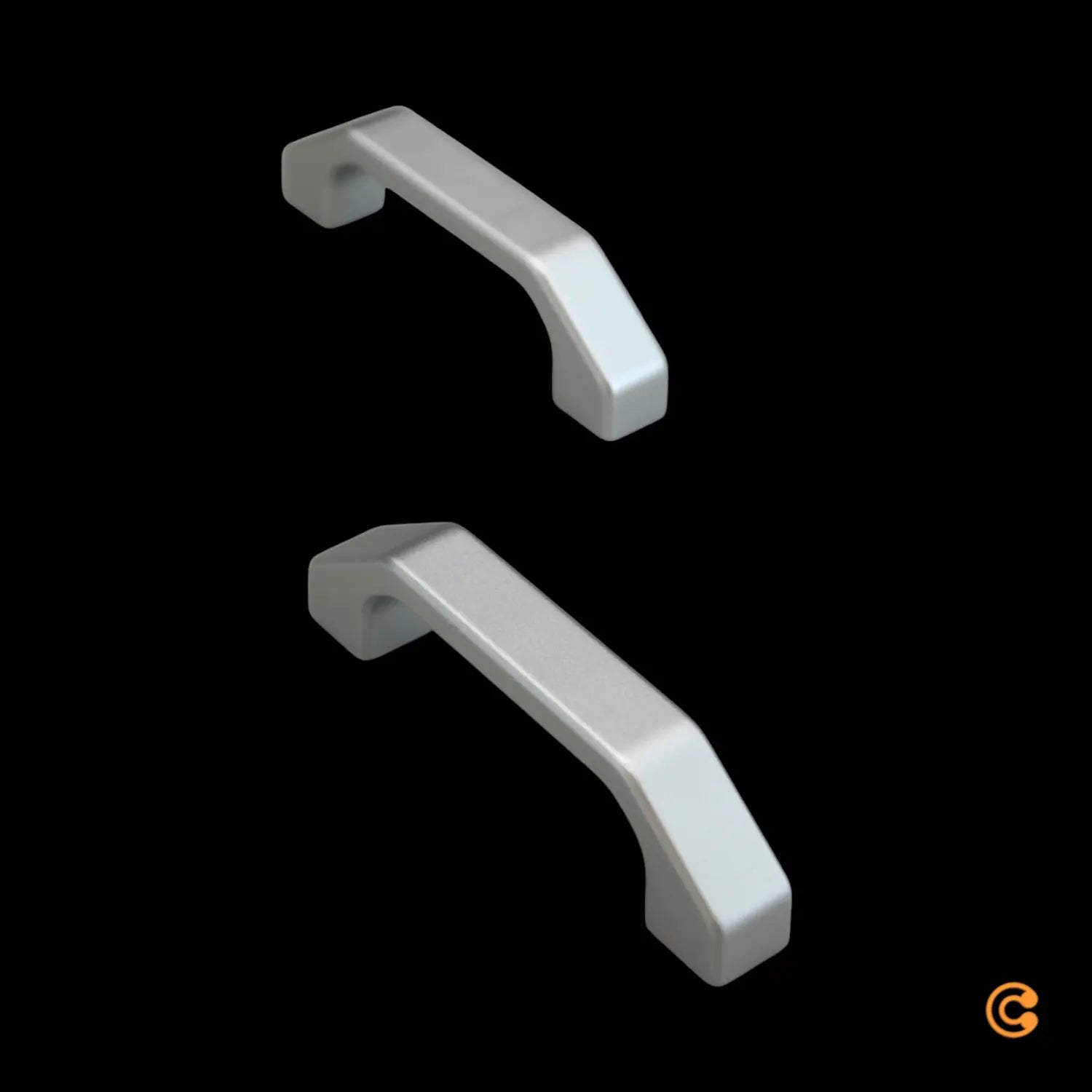B-Ware Rohde Gehäusegriff Handgriff 2 St Silber Griffserie Ag Ag 22 2 St 146 Mm  - 2050006605905