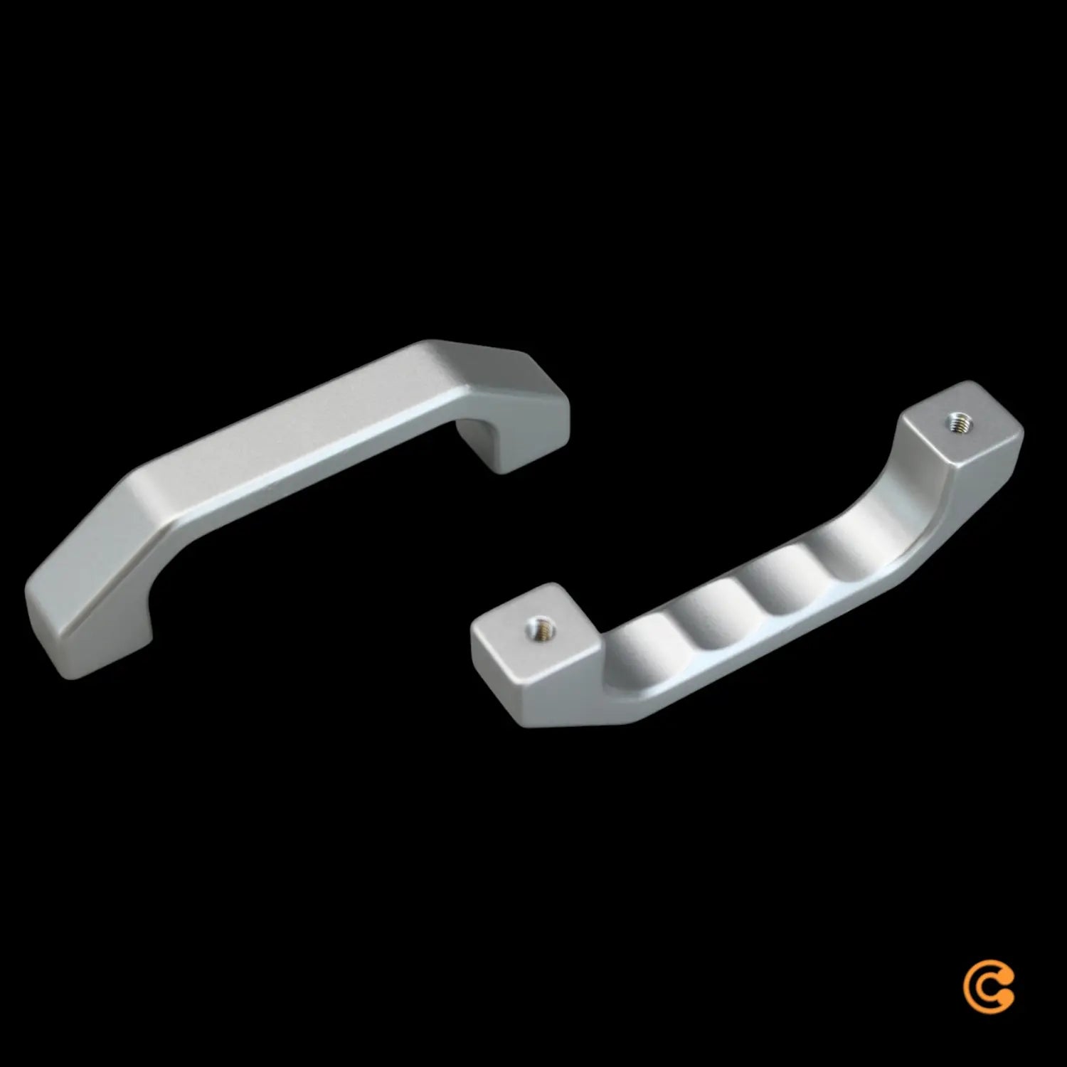 B-Ware Rohde Gehäusegriff Handgriff 2 St Silber Griffserie Ag Ag 22 2 St 146 Mm  - 2050006605905
