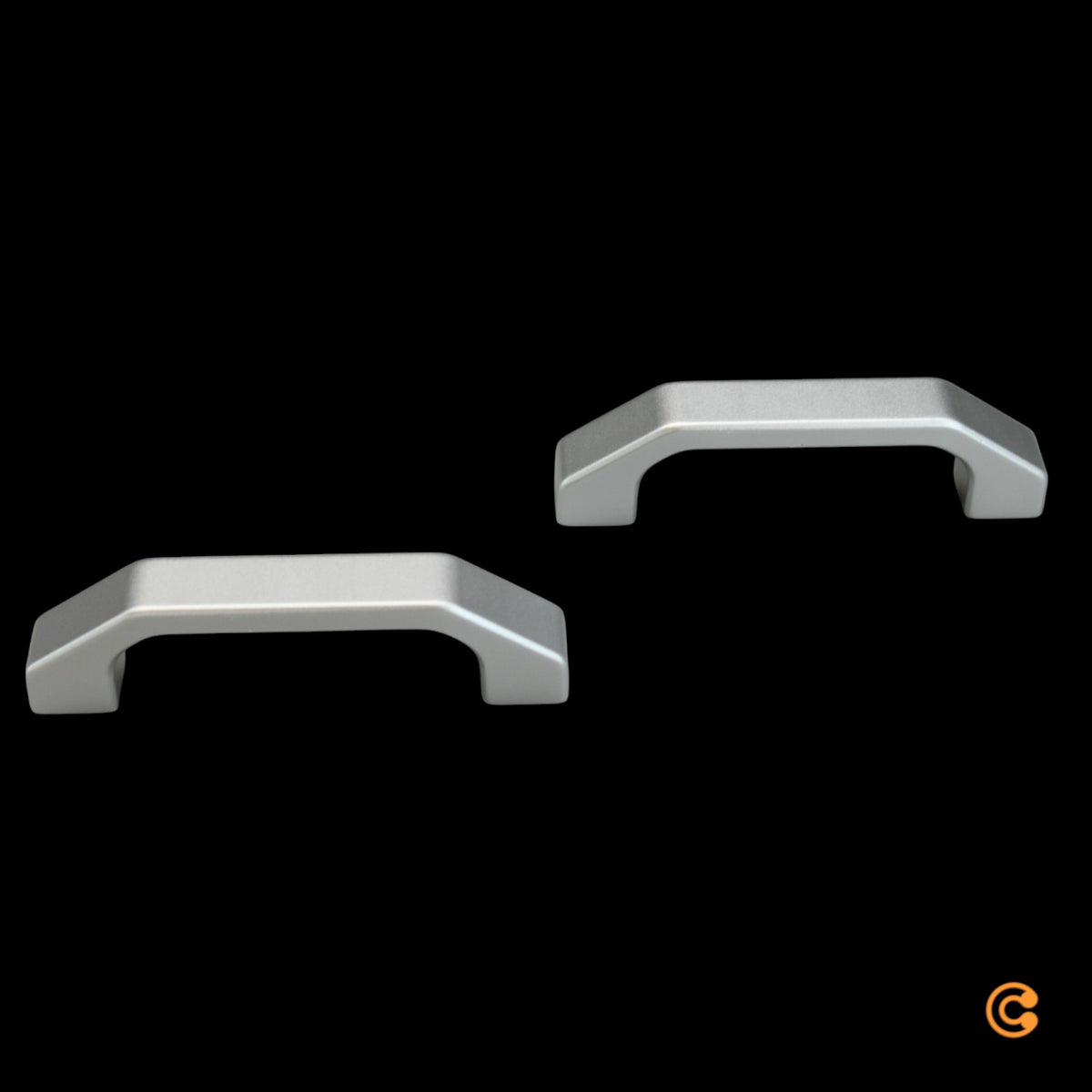 Rohde Gehäusegriff Handgriff 2 St Silber Griffserie AG AG-22 2 St 146 mm - 2050006605905