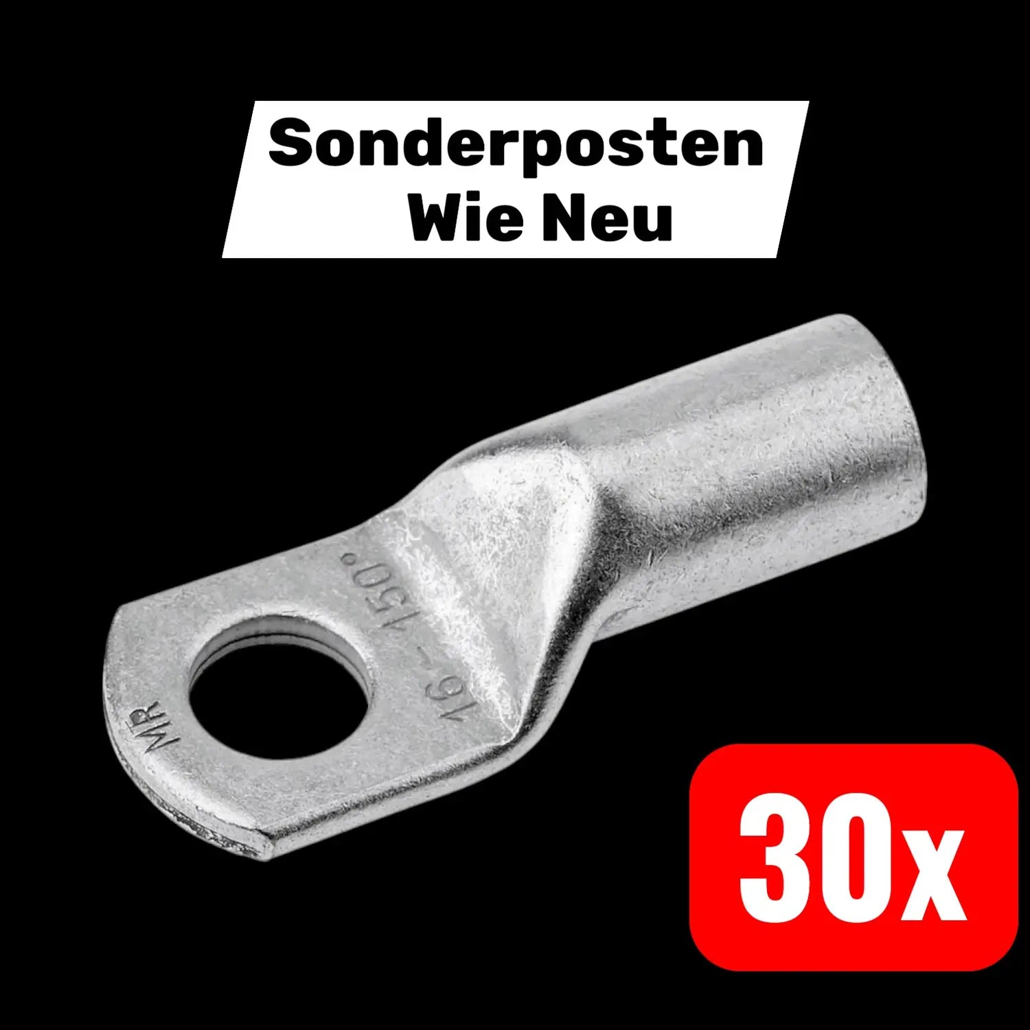 B-Ware Cimco Rohrkabelschuh 16 Qmm M10 Kupfer Verzinnt Lochdurchmesser 30 Stück - 2050001155993