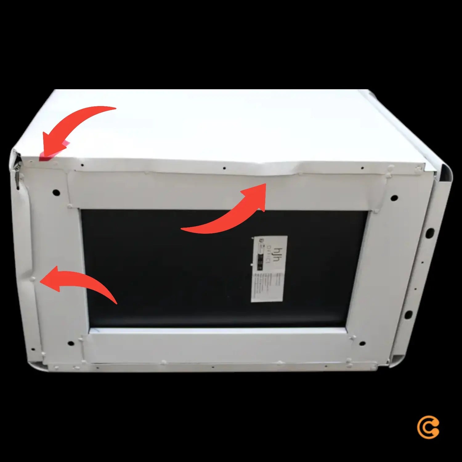 C-Ware Hjh Office Rollcontainer Schubladenschrank Büro Stahl Weiß A4 Siehe Text/Foto - 4064323002222