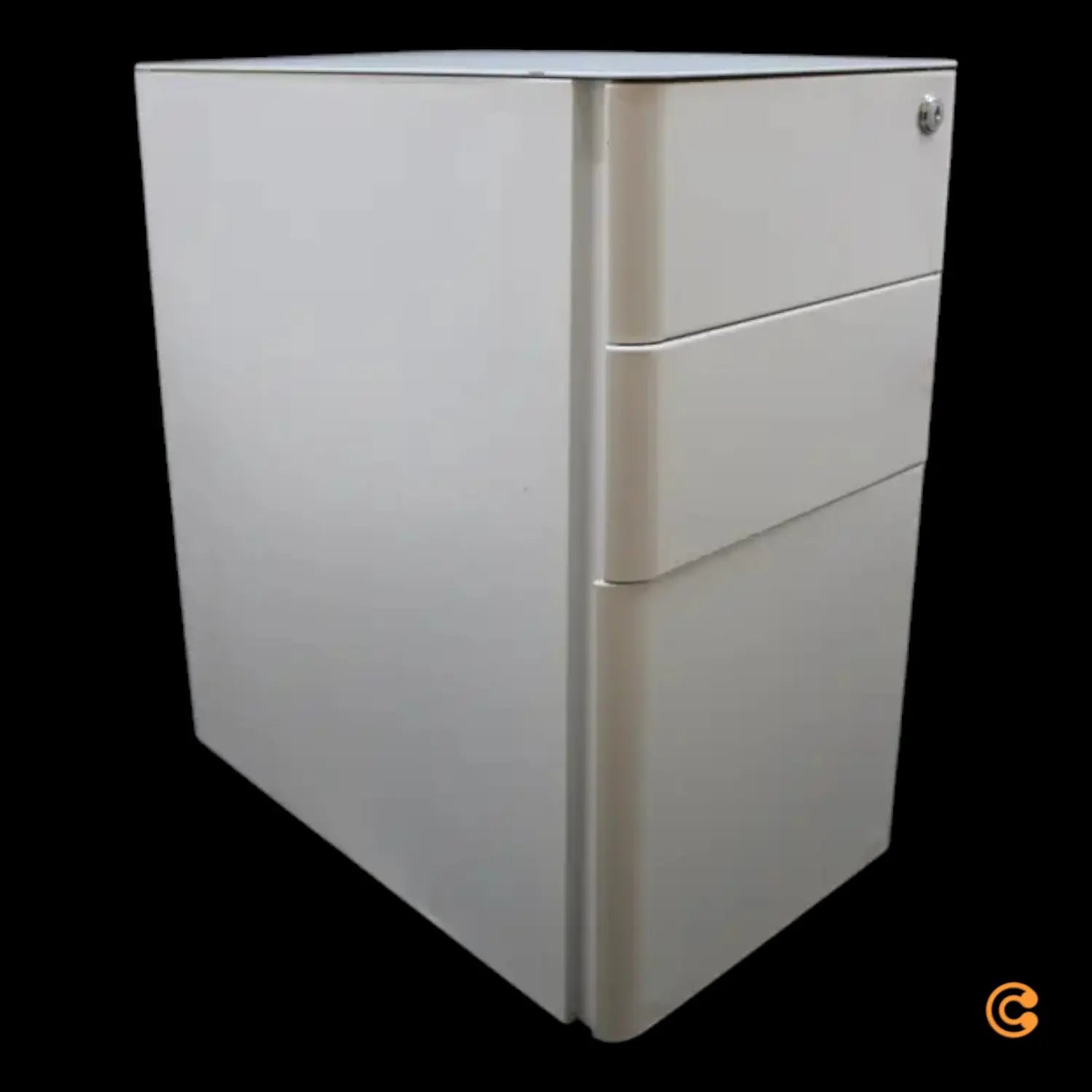 C-Ware Hjh Office Rollcontainer Schubladenschrank Büro Stahl Weiß A4 Siehe Text/Foto - 4064323002222