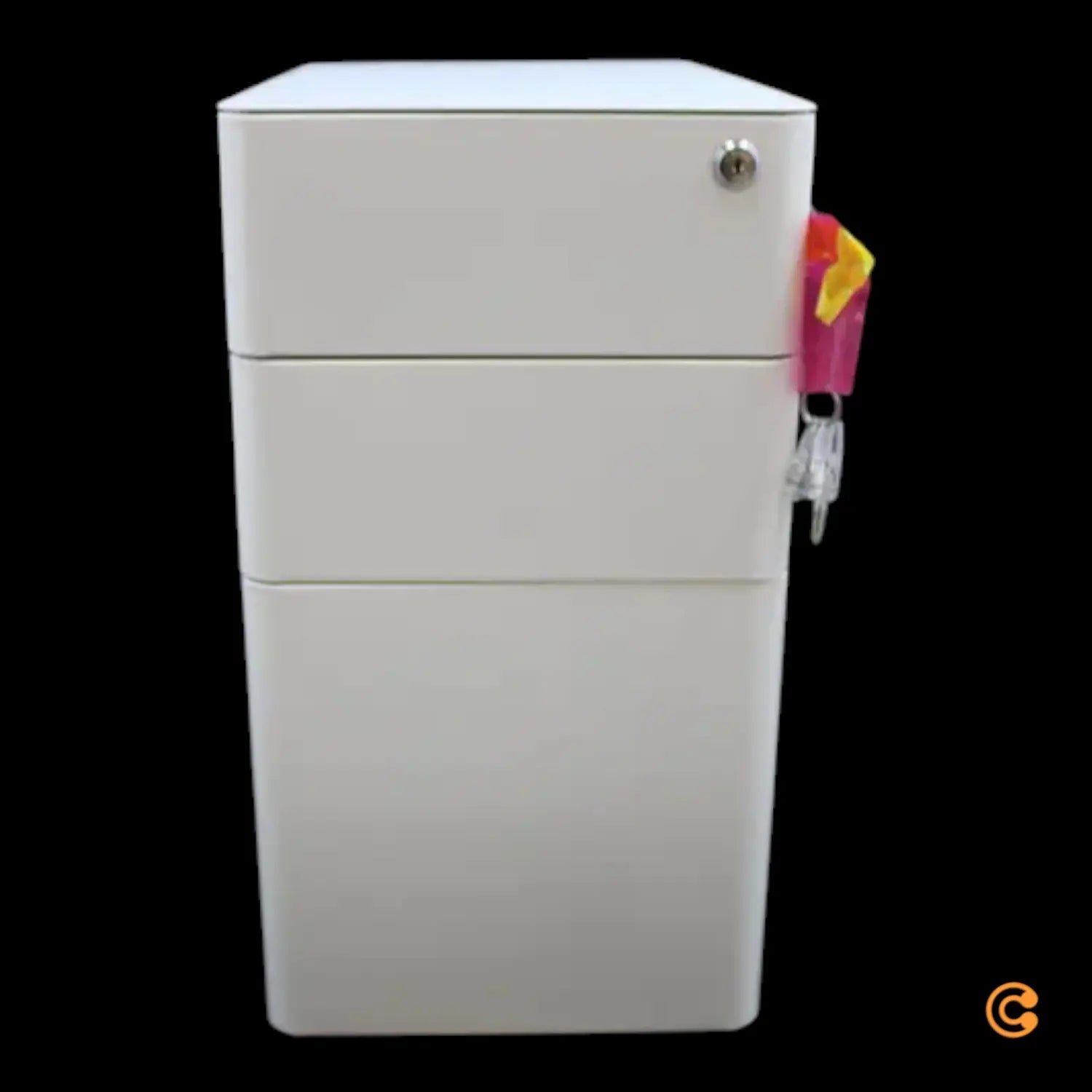 C-Ware Hjh Office Rollcontainer Schubladenschrank Büro Stahl Weiß A4 Siehe Text/Foto - 4064323002222