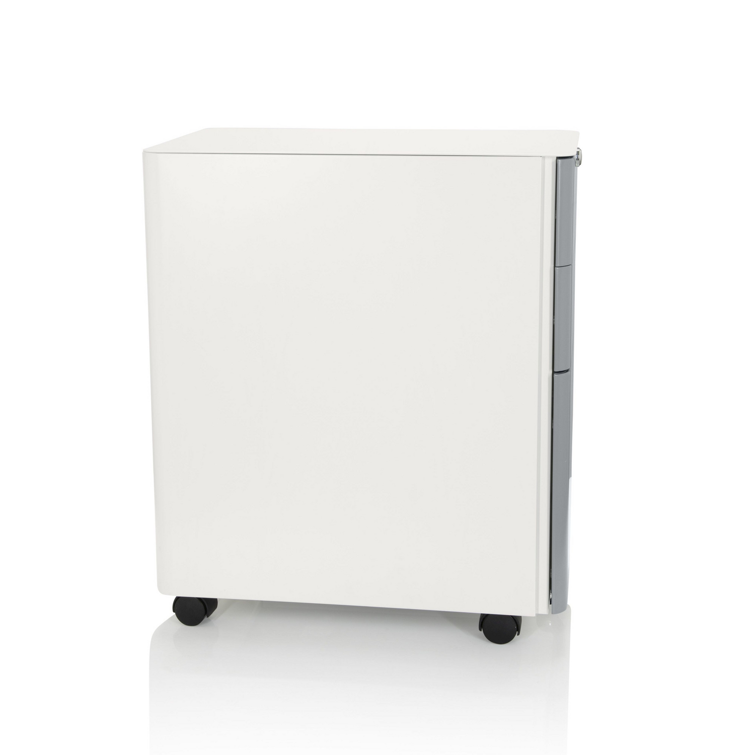 Hjh Office Rollcontainer Container Schublade Metall Weiß Grau Hängeregistratur B-Ware - 4064323002239