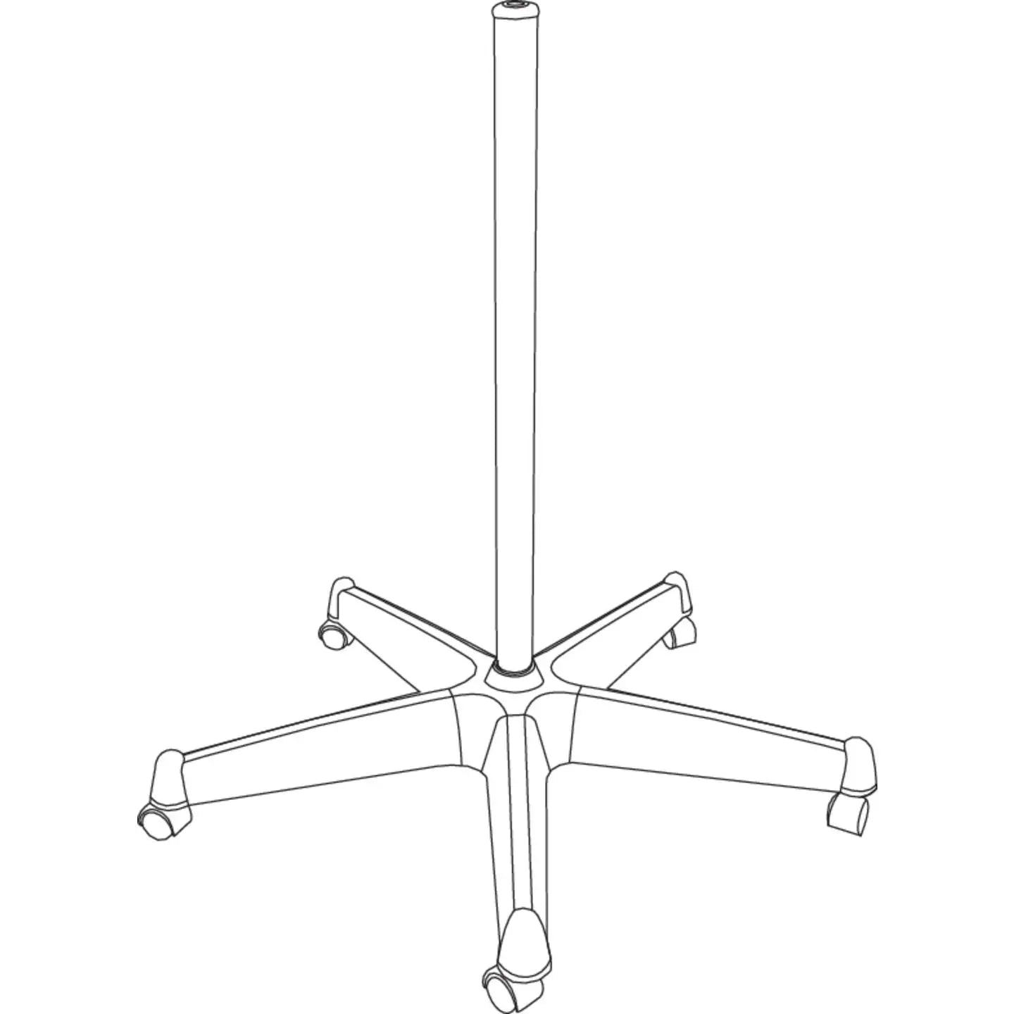 B-Ware Toolcraft 960113 C04 Rollstativ Lupenleuchte Lampe Max. 3,3 Kg Tragkraft 5 Rollen - 4016139163833