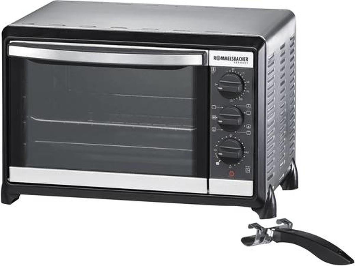 Rommelsbacher Bg1055 Minibackofen Heißluft Funktion Timerfunktion 18 L Edelstahl B-Ware
