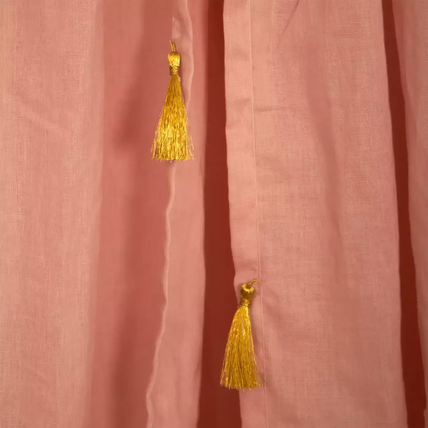 Roommate Baldachin Quasten Himmelbett Kinderzimmer Rosa Baumwolle Zugluftschutz  B-Ware - 5713137004128