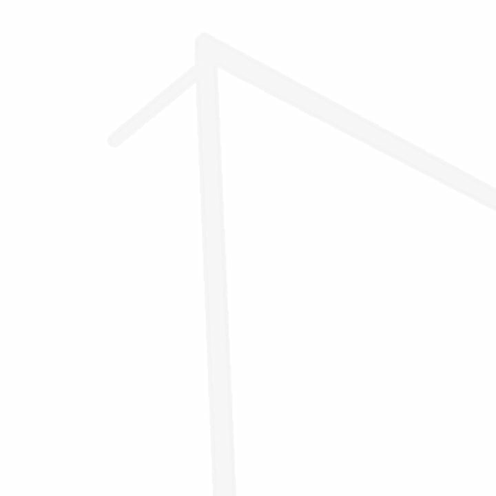 B-Ware Roomsafari Mf Leano Garderobe Wandgarderobe Kleiderstange Wand 170x60x30 Cm Weiß - 4260710810214