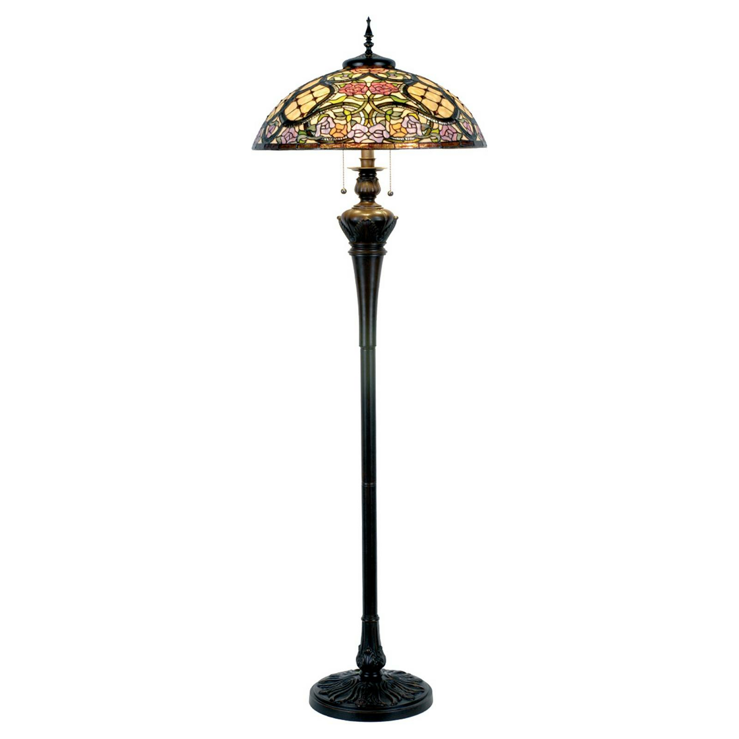 B-Ware Clayre&Eef Rosaly Stehleuchte Stehlampe Lampe Designer Leuchte E27 Tiffany Design - 8717459239067