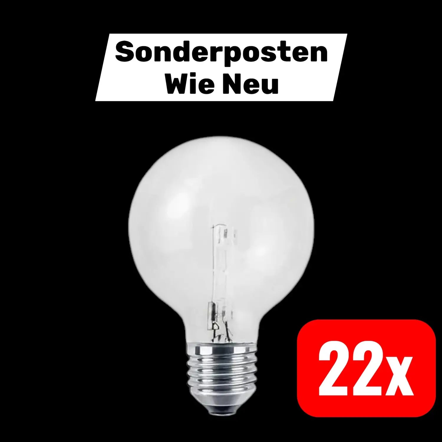 B-Ware Rosendahl Lyngby Globe G95 Leuchtmittel E27 Lampe Glühbirne Ersatzlicht 22 Stück - 5711507314006