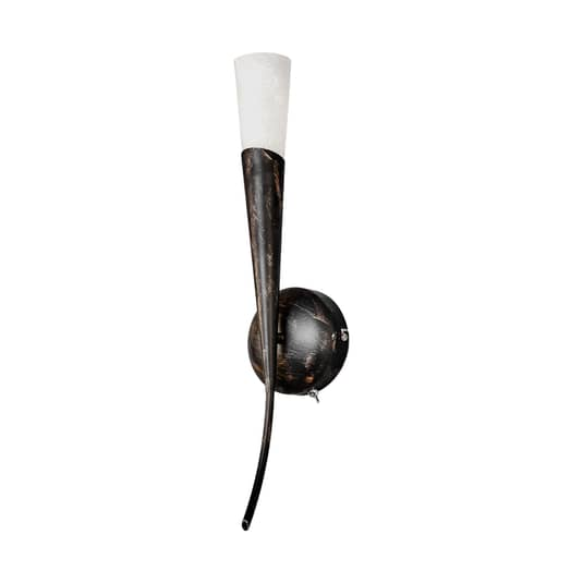 B-Ware Lindby Rostbraune Led Wandleuchte Sander Wandleuchte Wandlampe Lampe Fackelform  - 6291106556254