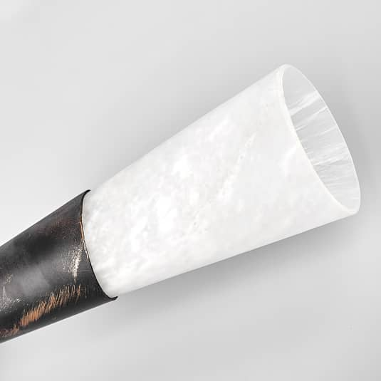 B-Ware Lindby Rostbraune Led Wandleuchte Sander Wandleuchte Wandlampe Lampe Fackelform  - 6291106556254