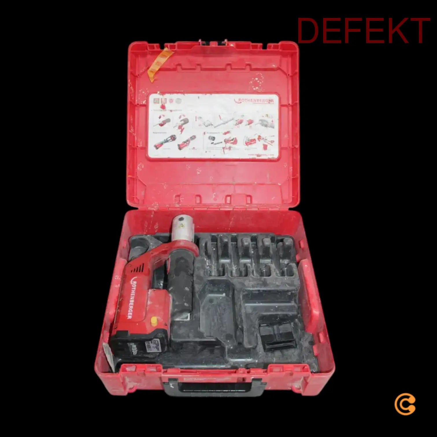 D-Ware Rothenberger Akku Presswerkzeug Kompaktgerät Pressmaschine Romax Defektware - 4004625507315
