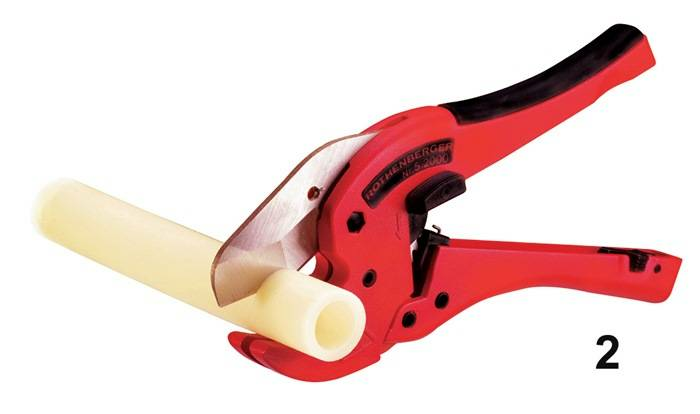 Rothenberger Kunststoffschere Rocut Rostfreie Stahlklinge Schneidbereich 0 42mm B-Ware - 4004625520000