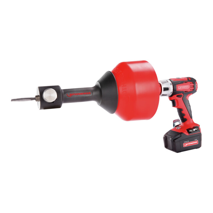 Rothenberger Rospimatic Rohrreiniger Maschine Set Zusatzspirale Elektro Spirale B-Ware - 4004625469170