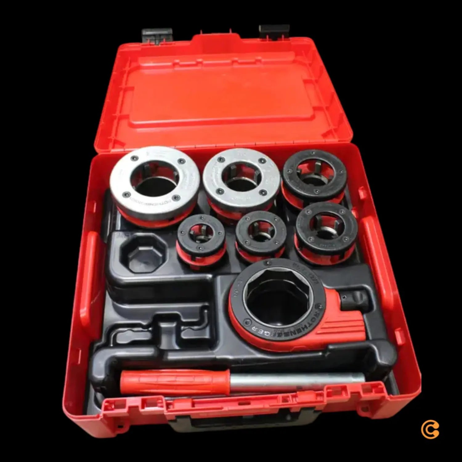 Rothenberger Super Cut Gewindeschneid Koffer Gewindeverbindungen Siehe Text/Foto B-Ware - 4004625707906