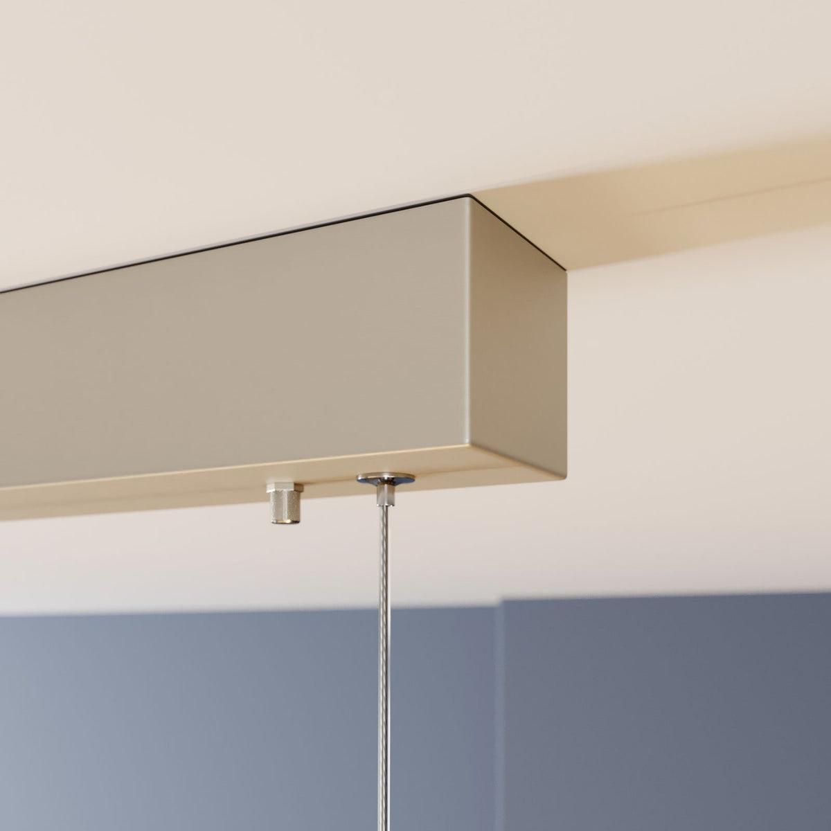 Quitani Pendelleuchte Hängelampe LED Eiche Nickel Esszimmer höhenverstellbar765 - 4251096570366
