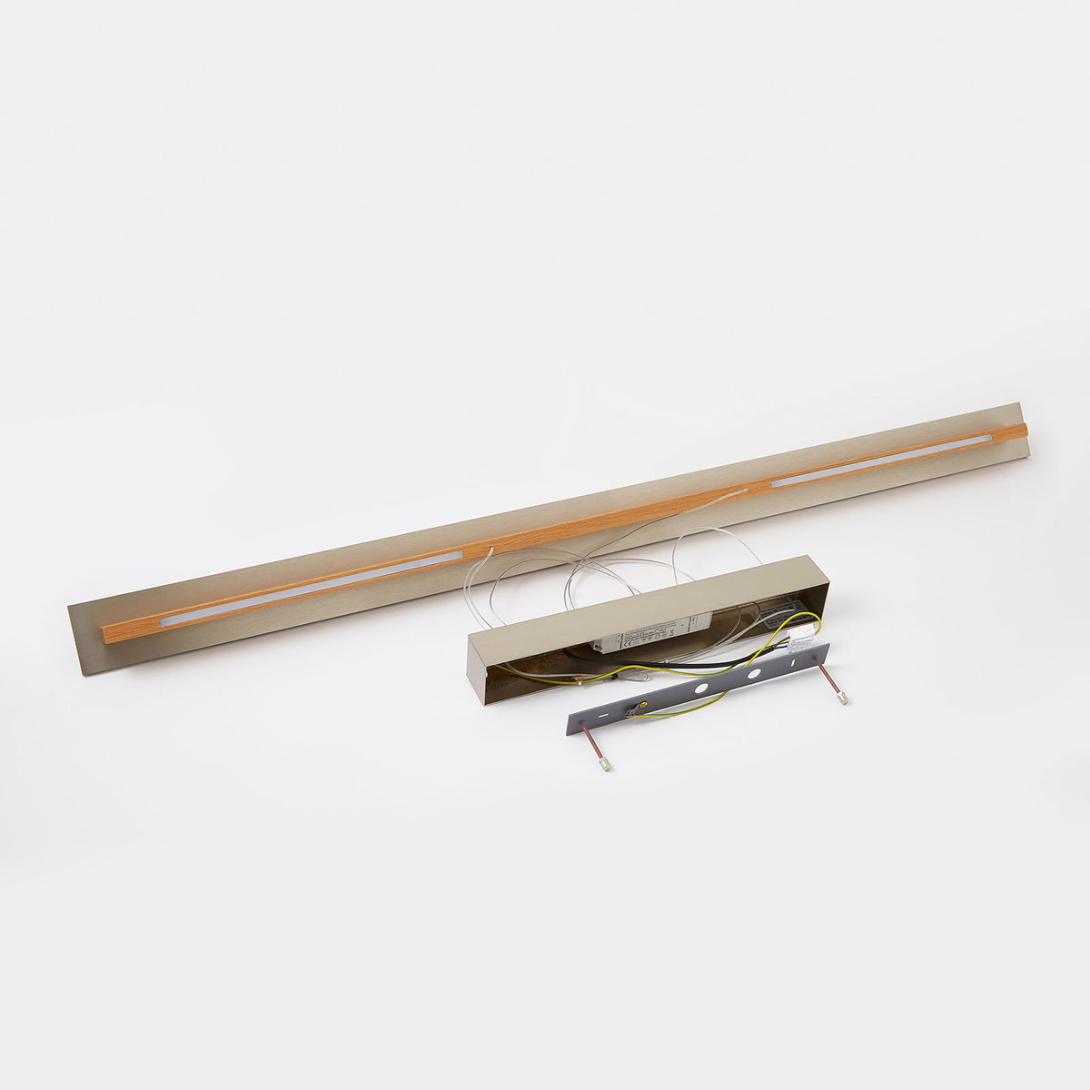 Quitani Pendelleuchte Hängelampe LED Eiche Nickel Esszimmer höhenverstellbar765 - 4251096570366