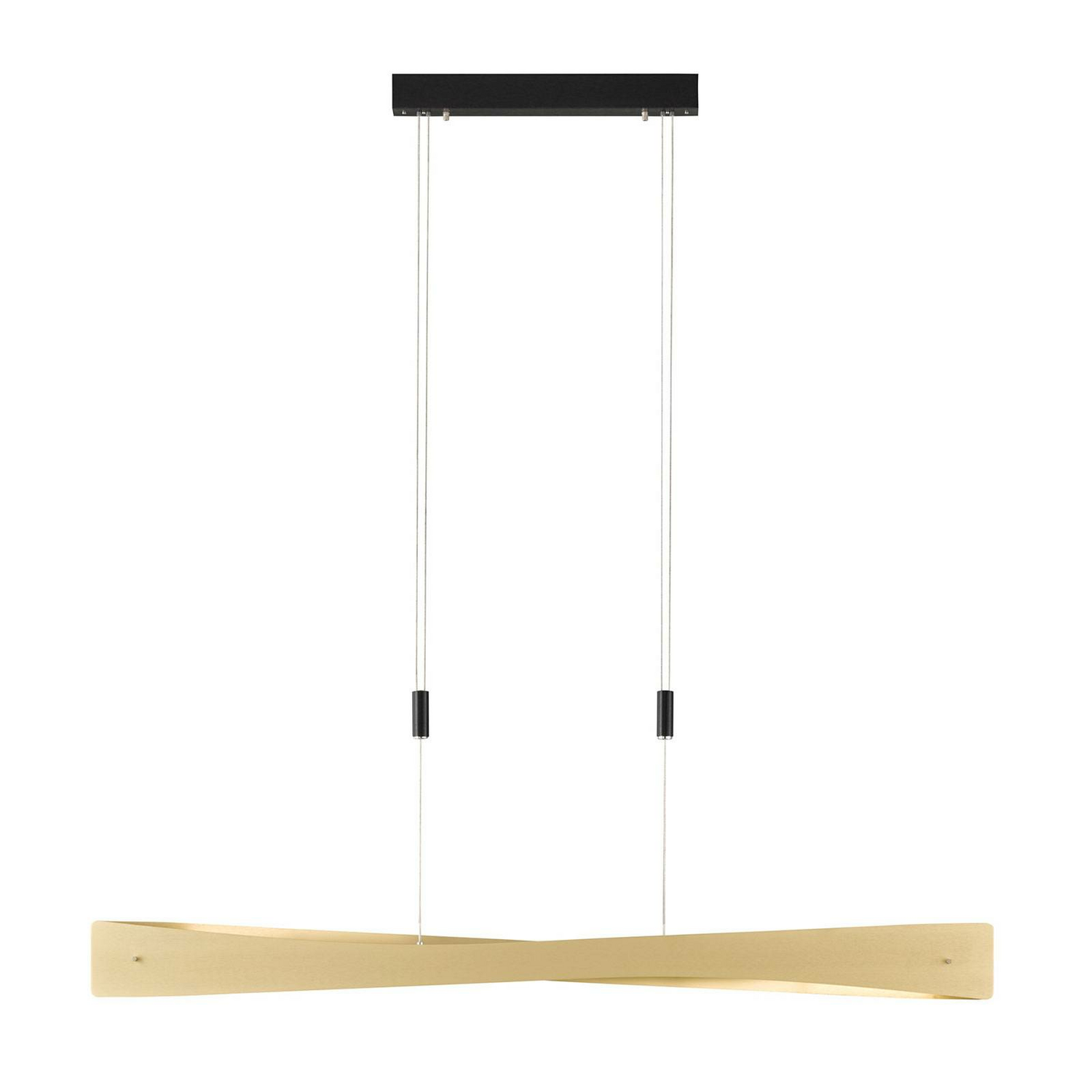 B-Ware Rothfels Lian Led Pendelleuchte Deckenlampe Hängeleuchte Lampe Messing Schwarz - 4251096568097