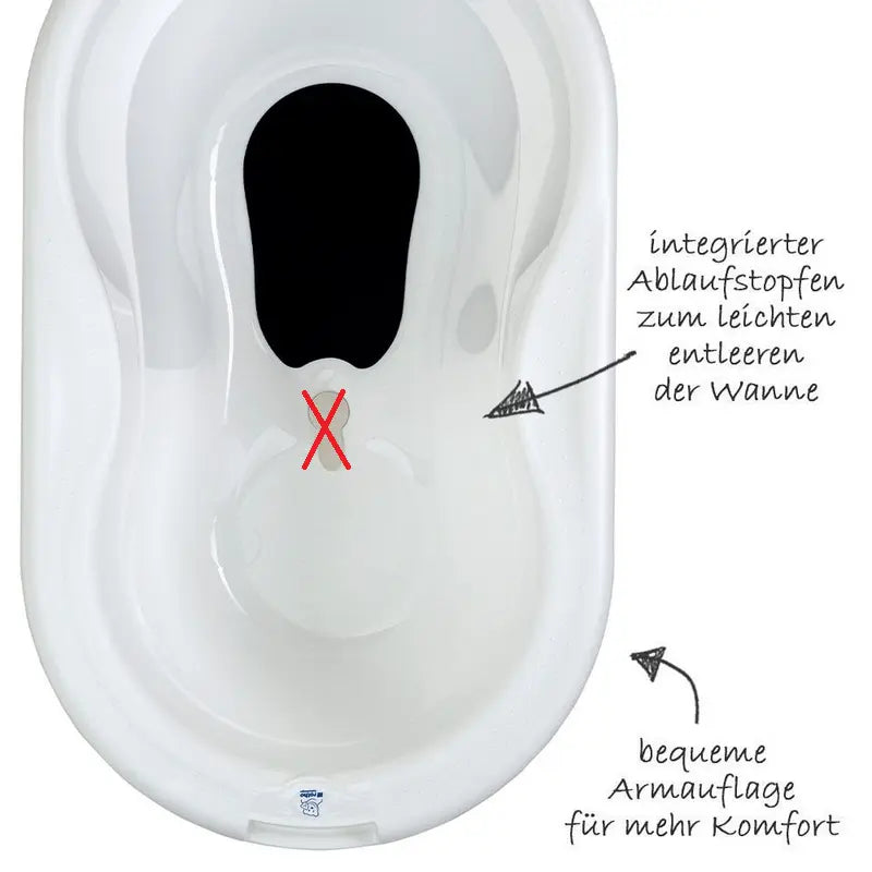 Rotho Babydesign Badewanne Babywanne Weiß Zero Waste Siehe Text/Foto B-Ware - 7610859267016
