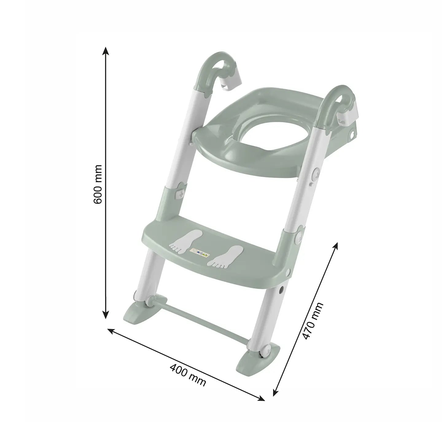 B-Ware Rotho Babydesign Toilettentrainer Töpfchentrainer Ava Sage Green Kinderleiter - 7610859276261