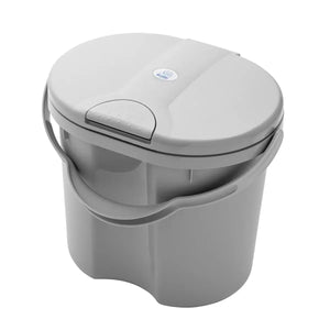 B-Ware Rotho Babydesign Windeleimer Eimer Windelbehälter Top Stone Grey Grau Tragegriff