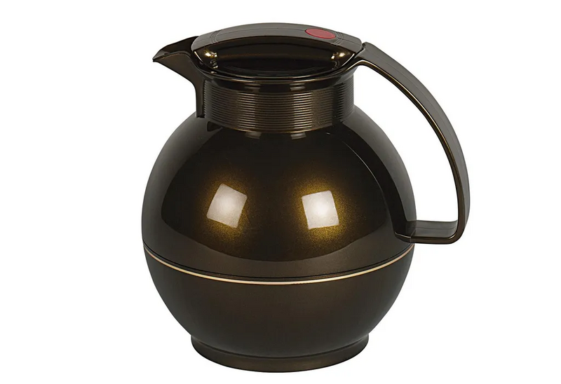 B-Ware Rotpunkt 360 16 03 0 Isolierkanne Thermoskanne 1 Liter Kunststoff Black Honey - 4007389360400