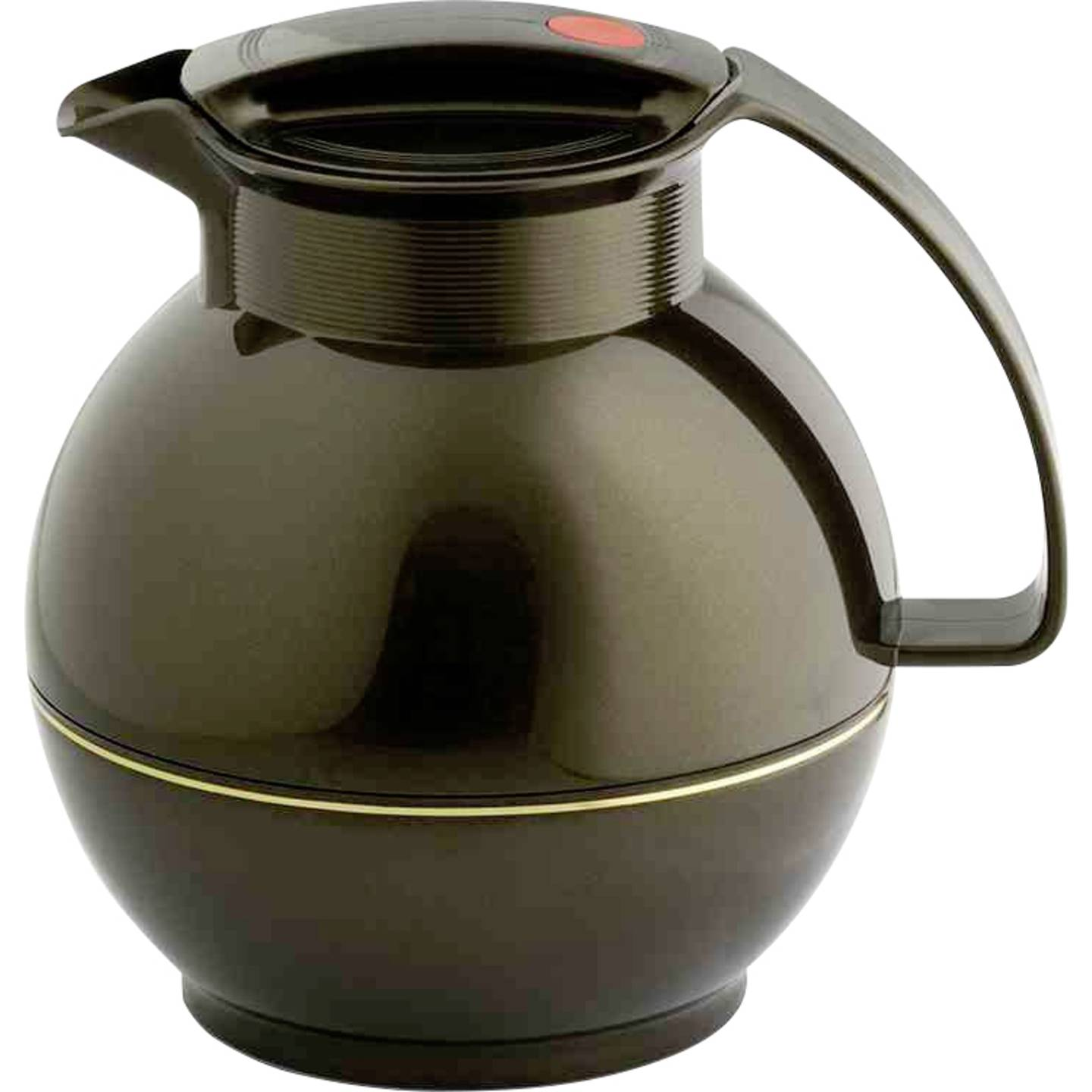 B-Ware Rotpunkt 360 16 03 0 Isolierkanne Thermoskanne 1 Liter Kunststoff Black Honey - 4007389360400