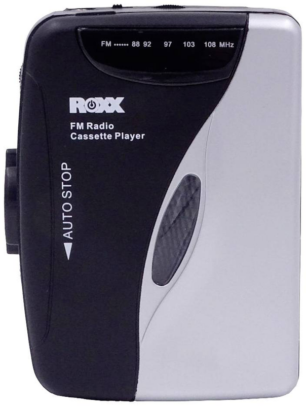 B-Ware Roxx Pcp 300 Tragbarer Kassettenspieler Mobiler Kassettenplayer Schwarz Silber