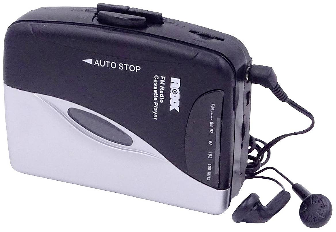 B-Ware Roxx Pcp 300 Tragbarer Kassettenspieler Mobiler Kassettenplayer Schwarz Silber