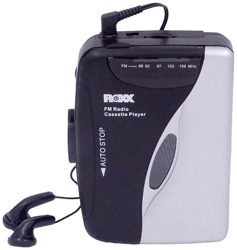 B-Ware Roxx Pcp 300 Tragbarer Kassettenspieler Mobiler Kassettenplayer Schwarz Silber