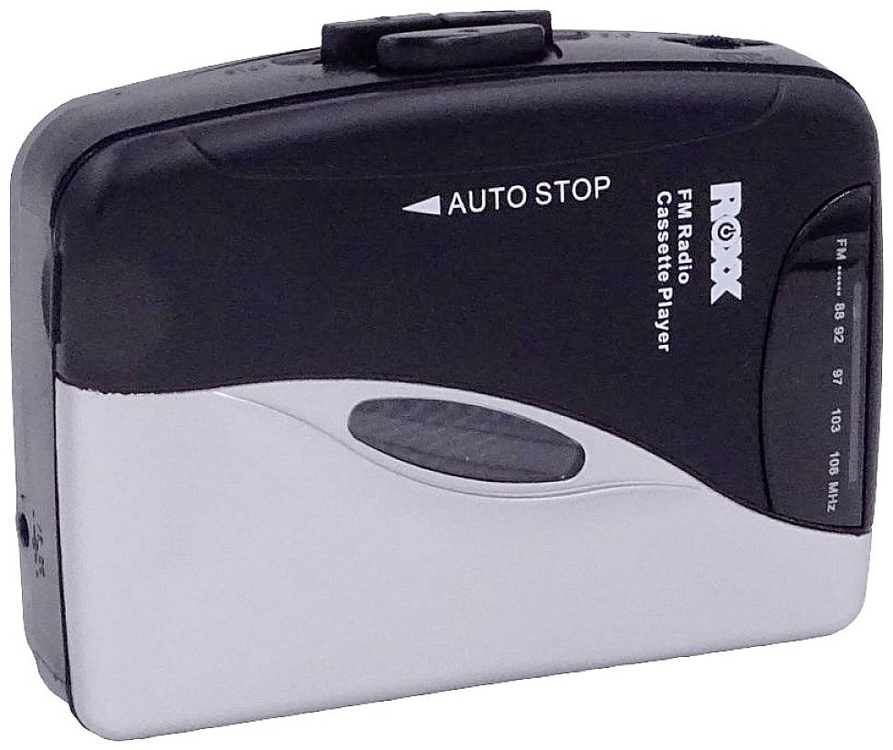 B-Ware Roxx Pcp 300 Tragbarer Kassettenspieler Mobiler Kassettenplayer Schwarz Silber
