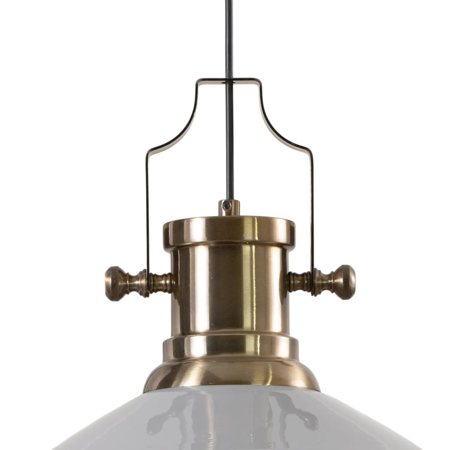 B-Ware Royaltech Hängeleuchte Pendelleuchte Augusta Grau Metall Vintage Wohnzimmer E27 - 8682835457352