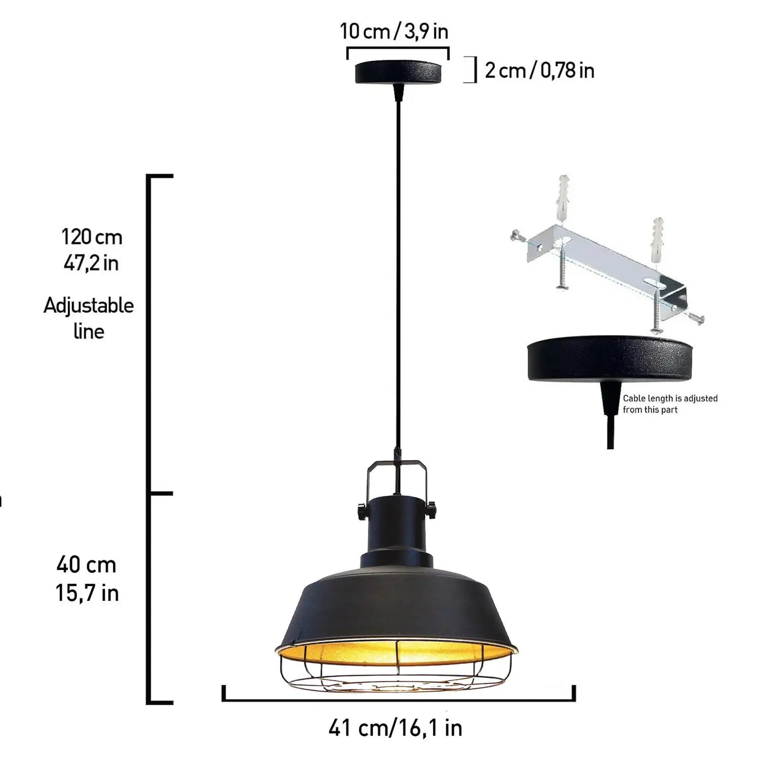 B-Ware Royaltech Hängeleuchte Pendelleuchte Schwarz Metall E27 Mason Siehe Text - 8684543262174