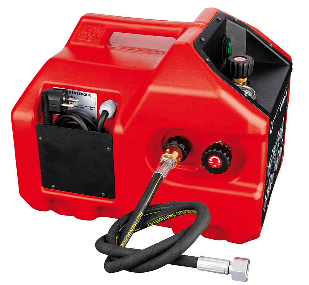 Rothenberger Rp Pro Iii Prüfpumpe Elektrisch Bis 40 Bar 380 X 290 X 300 Mm B-Ware - 4004625611852