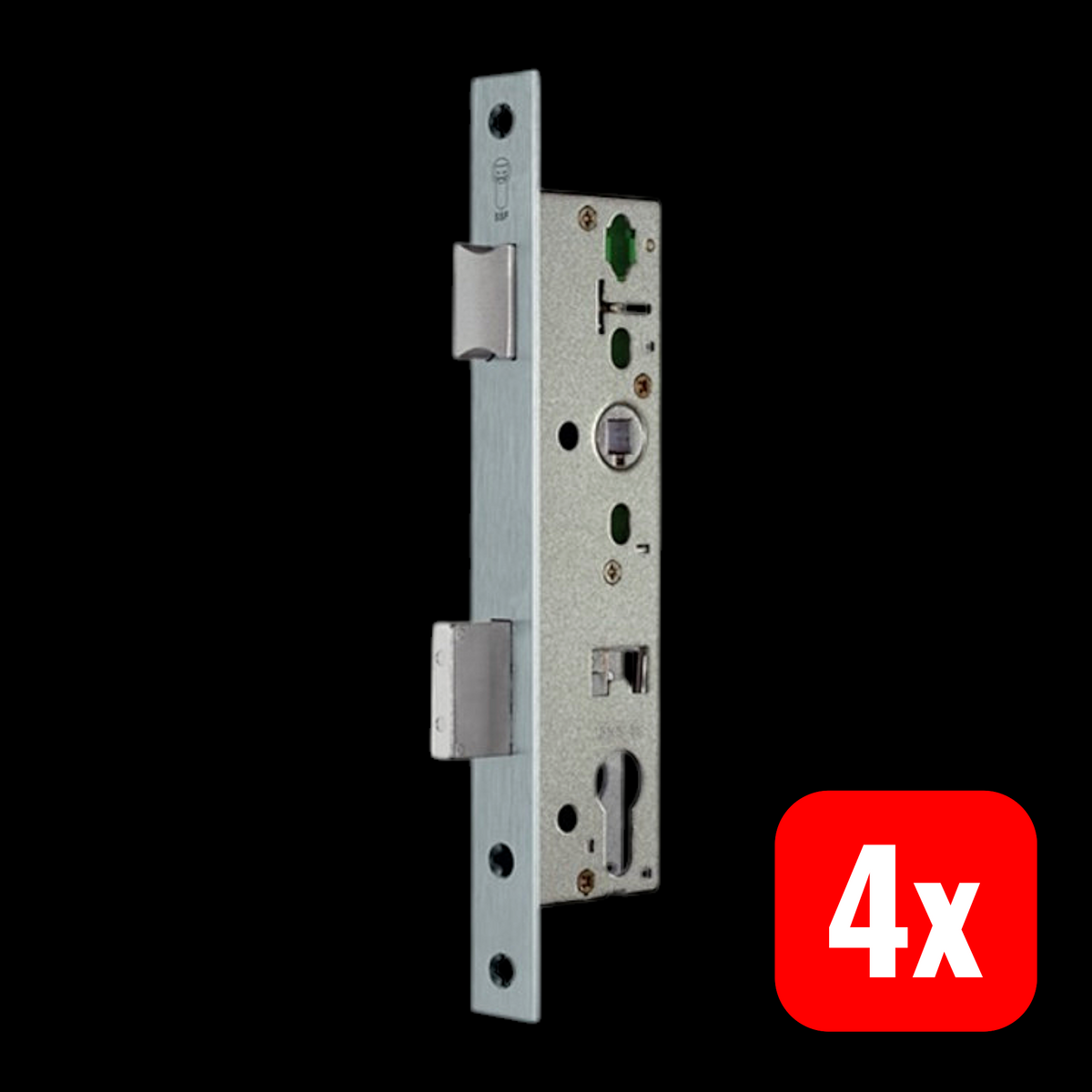 SSF RR-Einsteckschloss DIN 18251-2 Kl. 3 PZW DIN links rechts Dorn 25 mm 4 STÜCK - 4012432600716